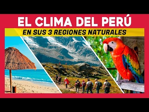 ✅ EL CLIMA DEL PERU EN SUS 3 REGIONES NATURALES ✅ INFORMACION SOBRE EL CLIMA DEL PERU