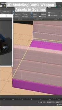 Create 3D Weapon Game Assets in 3dsmax | How to Model it. #3d #gameassets