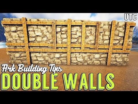 How To Double Layer Walls :: Ark Building Tip #6 :: Upside Down Inside Out Double Walls (S+)