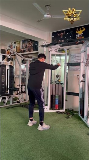 Cable Crossover Rear Delt Fly | Best Exercise for Rear Shoulder Growth #gymworkout #shoulderworkout