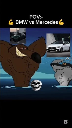 BMW vs Mercedes💪😈#shorts #bmw