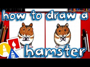 How To Draw A Realistic Hamster - Videos For Kids