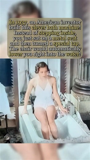A Genius 1937 Bathtub Invention
