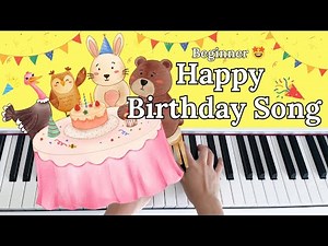 Happy Birthday⎮Easy Slow Piano Tutorial