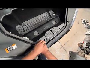 How to Remove Plastic Covers to Access the 12v Battery | 2023 Ford Mach-E