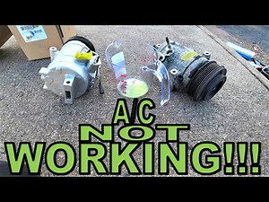 How to Replace an A/C Compressor in your Car (Lincoln mkS / Ford Taurus)