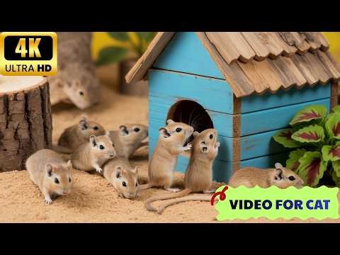 Cat Games : Mouse Watch TV ~ Mice for Cats to Catch 🐭