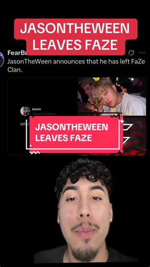 JasonTheWeen leaves Faze Clan Stableronaldo leaves Faze Clan Silky leaves Faze Clan #jasontheween #stableronaldo #silky #faze #streamer