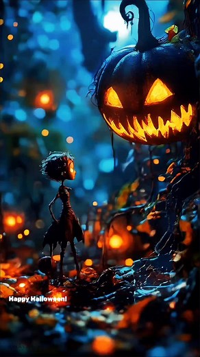 Happy Halloween! 🎃👻 4k wallpapers ✨️ #4kwallpapers #spookyseason #darkfantasy #timburton #livewallpaper #creatorsearchinsights