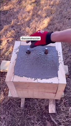 How to make a concrete base