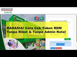 RAHASIA! Cara Cek Token RDM Tanpa Ribet & Tanpa Admin Kota!