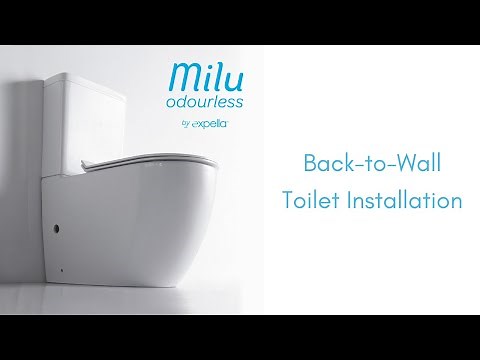 Milu Odourless - Back-to-Wall Toilet Installation