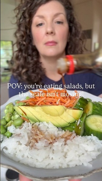 Skip the Salad, Eat This Instead | Vegan Weight Loss Bowl #plantbased #veganweightloss #shorts