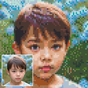 Custom Micro Brick Mosaic Portrait, Pixel Art DIY Kit, Building Bricks Mosaic, Personalized From Photo, Birthday Gift, Gift for Kids - Etsy