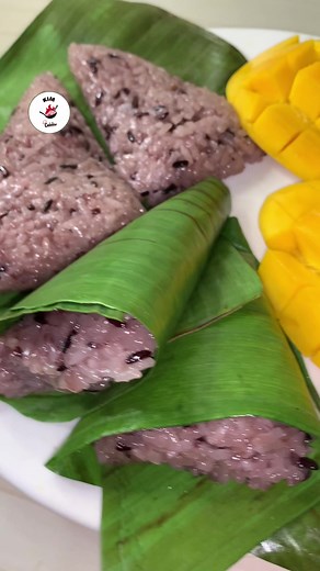 Puto Maya with black rice Ingredients: 2 cups glutinous rice 2 cups co...