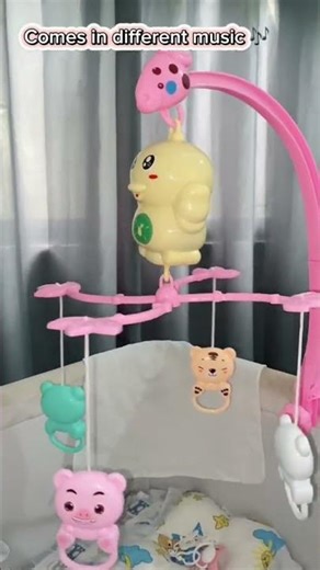Crib Toys Hanging with Music Baby Bed Bell Remote Control Light Rotating Toy. #shopeetagtowin