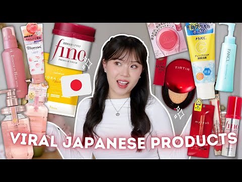 TRYING ALL THE VIRAL JAPANESE BEAUTY PRODUCTS 🇯🇵