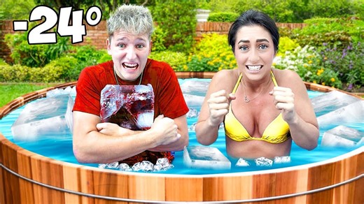 Last to Leave the Frozen Ice Tub Wins Big