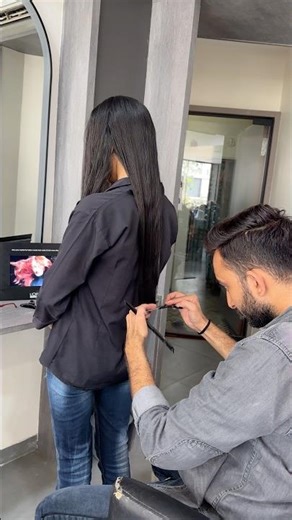 👉 One Length haircut / Straight haircut / Butterfly Layers / Super Long Layers/ Long layers