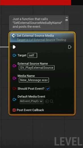 [Shorts] Wwise | External Sources .WAV PLAYBACK! #tutorial #wwise #audio #sound #gamedev