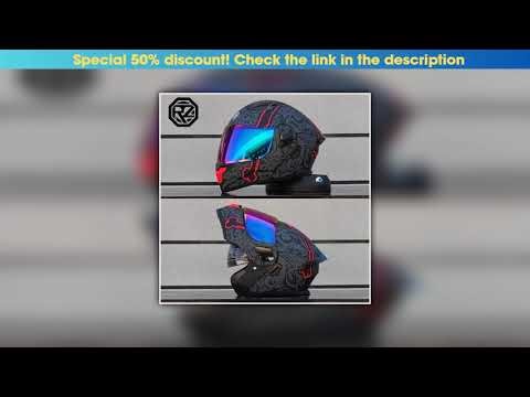 Flash Sale ORZ Personalised Motorcycle Full Face Helmet Men Women Fashion Dual Lens Helmets Motocro