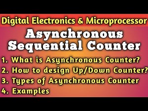 38) Asynchronous Sequential Counter