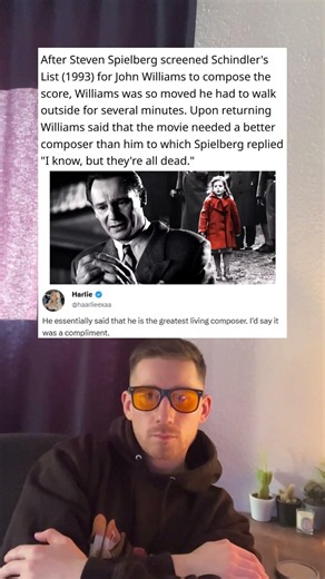 After Steven Spielberg screened Schindler's List 1993 for John Williams to compose the score