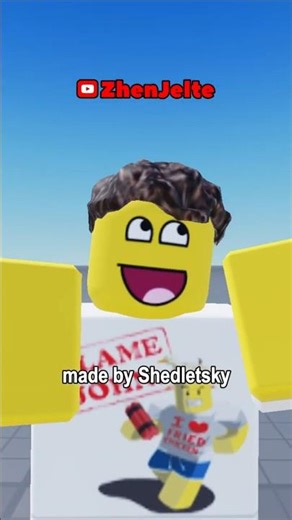 First Roblox player made game #roblox #robloxgames #shedletsky