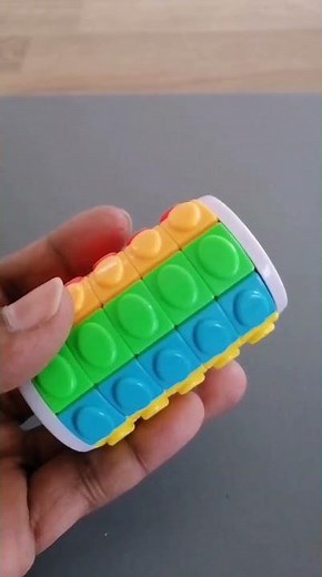 Rotate and slide cylinder puzzle for kids!