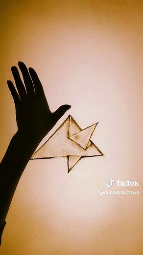 砂の折り紙で作るミイラうさぎ