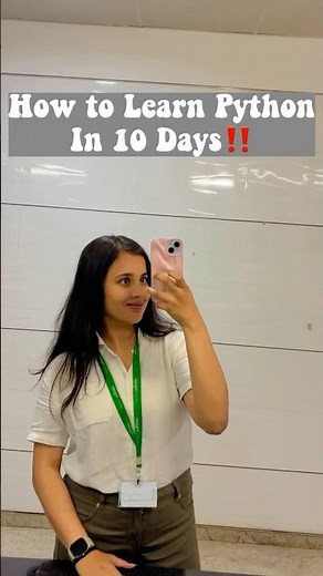 How to learn python in 10 days ‼️#python #coding #tech #jobs #placement
