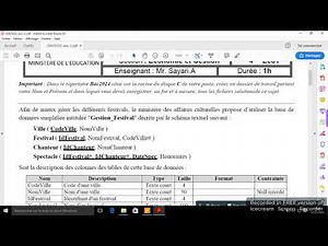BAC ECO Clé primaire et clé étrangère
