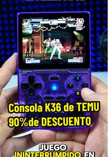 La consola K36 VIRAL con 16 mil juegos GRATIS - Reseña de TEMU