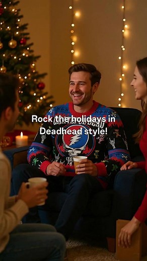 💀 GRATEFUL DEAD “STEAL YOUR FACE” UGLY CHRISTMAS SWEATER 🔥 Turn up the holiday groove — Deadhead style! 🎁 Why You’ll Love It: ✅ Bold Steal Your Face skull with dancing bears design ✅ Fiery red and blue knit patterns for an electric festive look ✅ Soft, warm, and perfect for concerts or Christmas parties ✅ A must-have for every Grateful Dead fan Keep the spirit alive and rock your holidays in style. Shop now: egcmerch.co/grde-usw-tkc6377nvh/ | Perfect Gifts