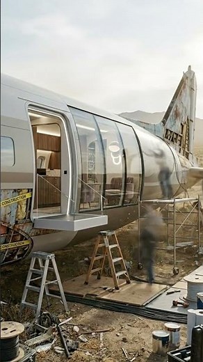 Turning a Plane into a Luxury Room