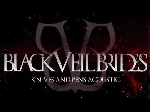 Black Veil Brides - Knives And Pens (Acoustic + Lyric Video)