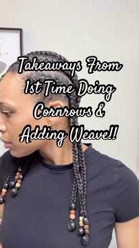 TIPS: When Doing Cornrows & Adding Weave | #stitchbraids #cornrows #feedinbraids
