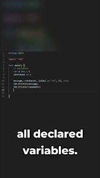 Learn Go in 60 seconds! #golang #goprogramming #learngo #golanguage #golangtutorial #coding