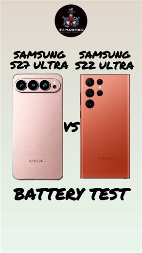 Samsung S27 Ultra VS Samsung S22 Ultra Battery Test #shorts #tech #viral