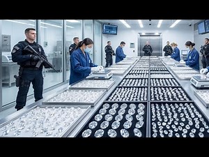 Inside the Diamond Factory: How Rough Stones Are Turned Into Brilliant Diamonds (Full Process)