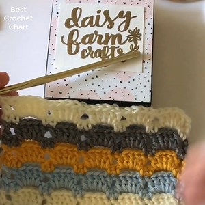 244K views · 7.2K reactions | Crochet Boxed Block Stitch | Best Crochet Chart | Facebook