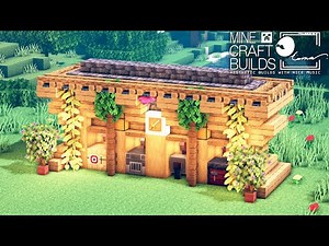 🔨🏡 Minecraft: 🏪 How to Build a Small Trading Hall: Easy House Tutorial