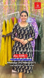 Cotton kurthi in two shades.. Black and brick shades.. Neck round.. attached mirror and cut beeds.. sleeves 3/4..slitted with lining kurthi.. Rate- 698/- Size - Mto XXL Pdt code - JBW782353 --------------------------- Pls WhatsApp Number: 9846337571 --------------------------- We will not contact you from other numbers, beware of fraudulent activities. Disclaimer: there will be slight differences in colour due to lighting or your device display settings. #jbwedding #josebrothers #Thiruvambady #K