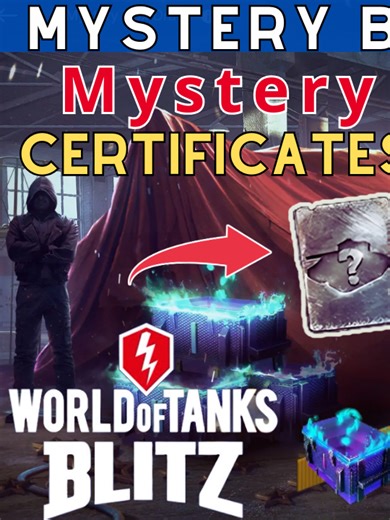 Mystery Box WoT Blitz ● Mystery Certificates WoT Blitz🔥😱 #wot #wotb #wotblitz #worldoftanksblitz