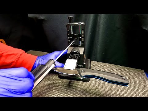 How To Sharpen A Knife ASMR With Soothing Ceramic