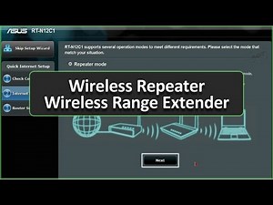 ASUS Router Setup As Wireless Repeater / Wireless Range Extender (Give Permanent IP Address)