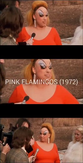 Pink flamingos (1972), John Waters. #pinkflamingos #johnwaters #divine #cine #peliculas #analisisdecine #dragqueen #lgtb