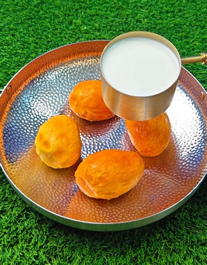 11M views · 10K reactions | Add 1 cup of milk to 4 ripe mangoes and make this delicious dessert item once, you will make it again and again. It is so tasty  | Sumaiya's kitchen | Facebook