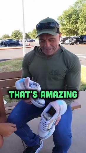 The story behind Joe Rogan's CUSTOM elk skin shoes 👟😳 #joerogan #sneakers #sneakerhead #ufc | Joke WRLD
