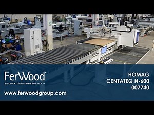 Nesting Surface Work Station in action - HOMAG - CENTATEQ N-600 - Ferwoodgroup - 007740